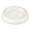 World Centric PLA Lids for Fiber Cups, 2.6" Diameter x 0.3"h, Clear, PK2000 CPLCS2S